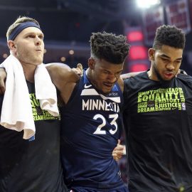 NBA: Minnesota Timberwolves at Houston Rockets
