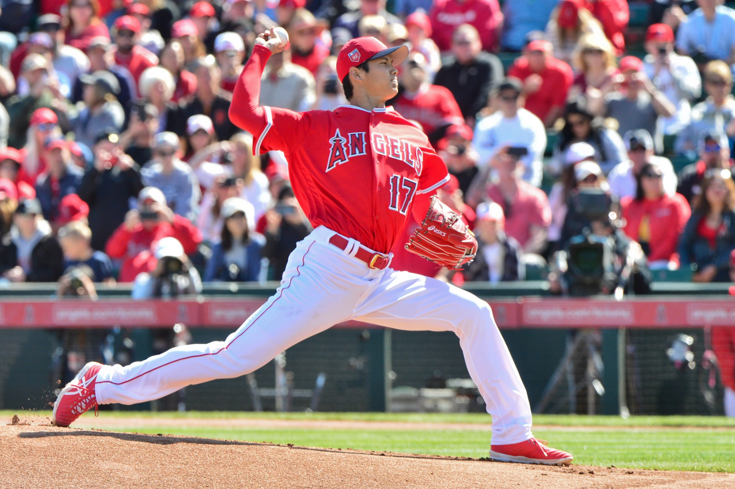 MLB: Spring Training-Milwaukee Brewers at Los Angeles Angels