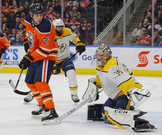 NHL: Nashville Predators at Edmonton Oilers