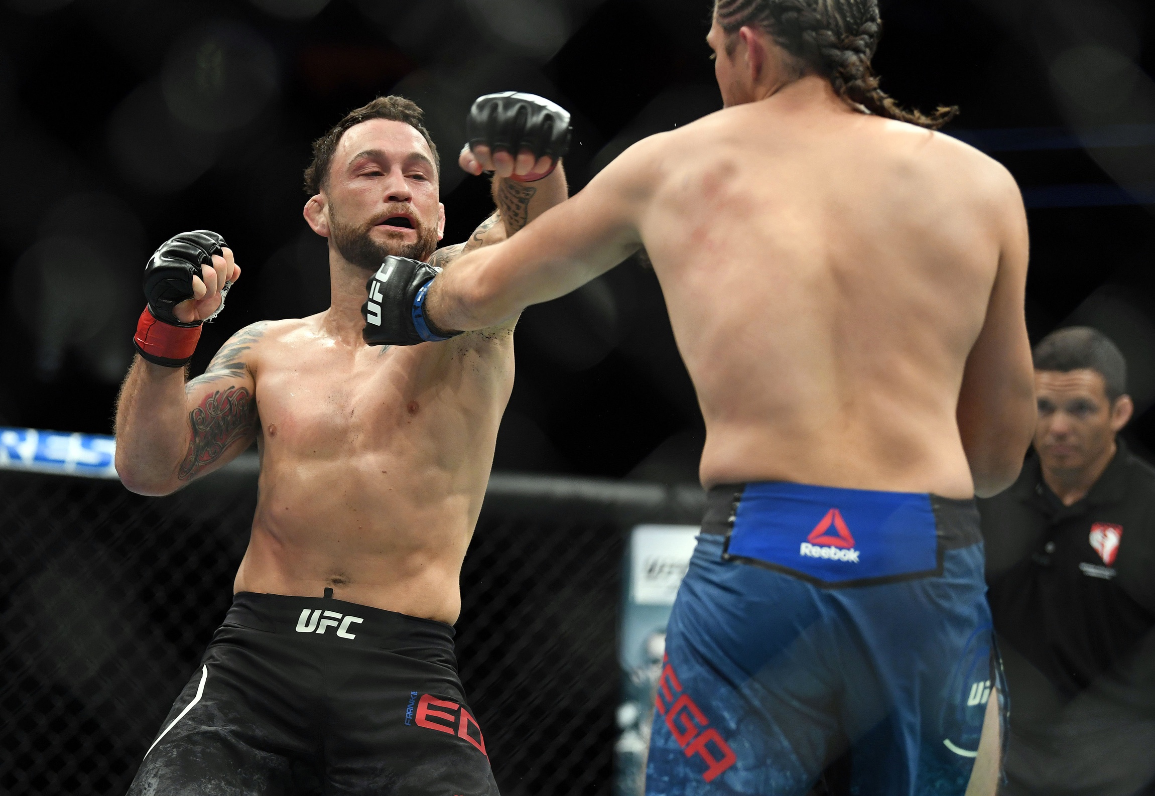 brian ortega punches frankie edgar