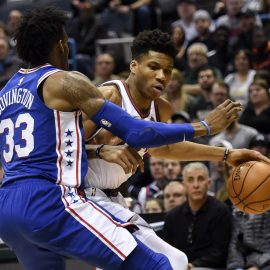 NBA: Philadelphia 76ers at Milwaukee Bucks