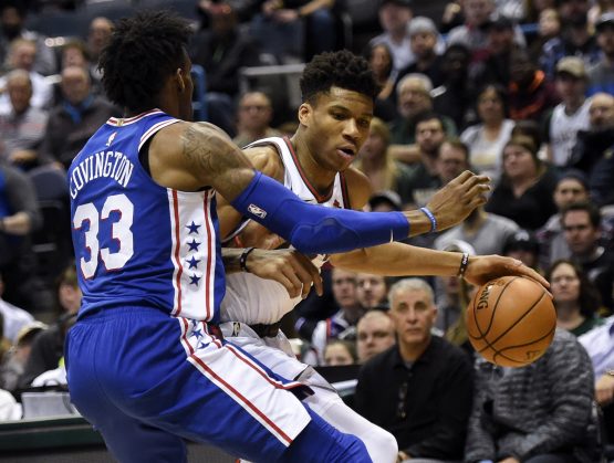 NBA: Philadelphia 76ers at Milwaukee Bucks