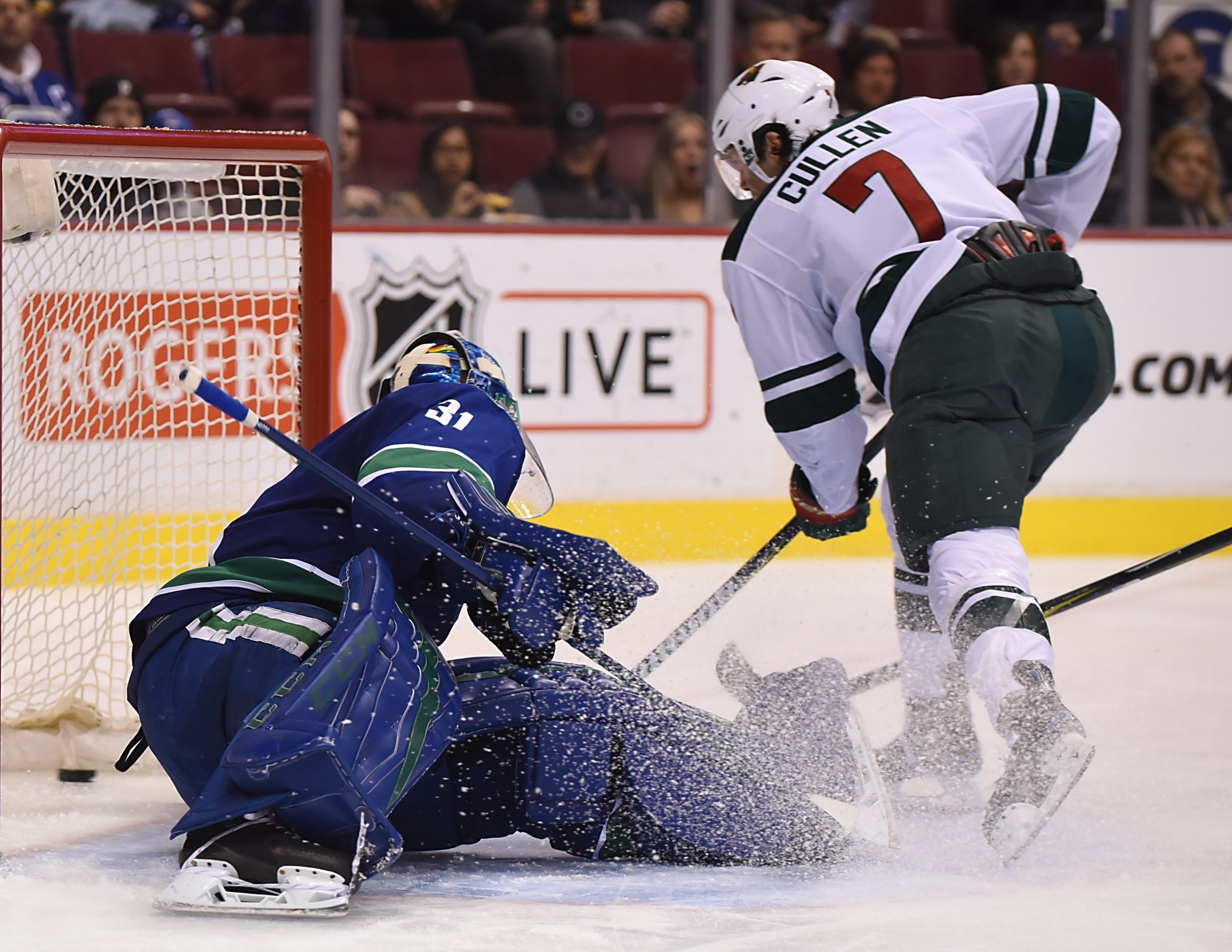 NHL: Minnesota Wild at Vancouver Canucks