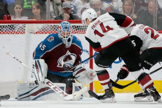 NHL: Arizona Coyotes at Colorado Avalanche