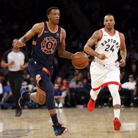 NBA: Toronto Raptors at New York Knicks