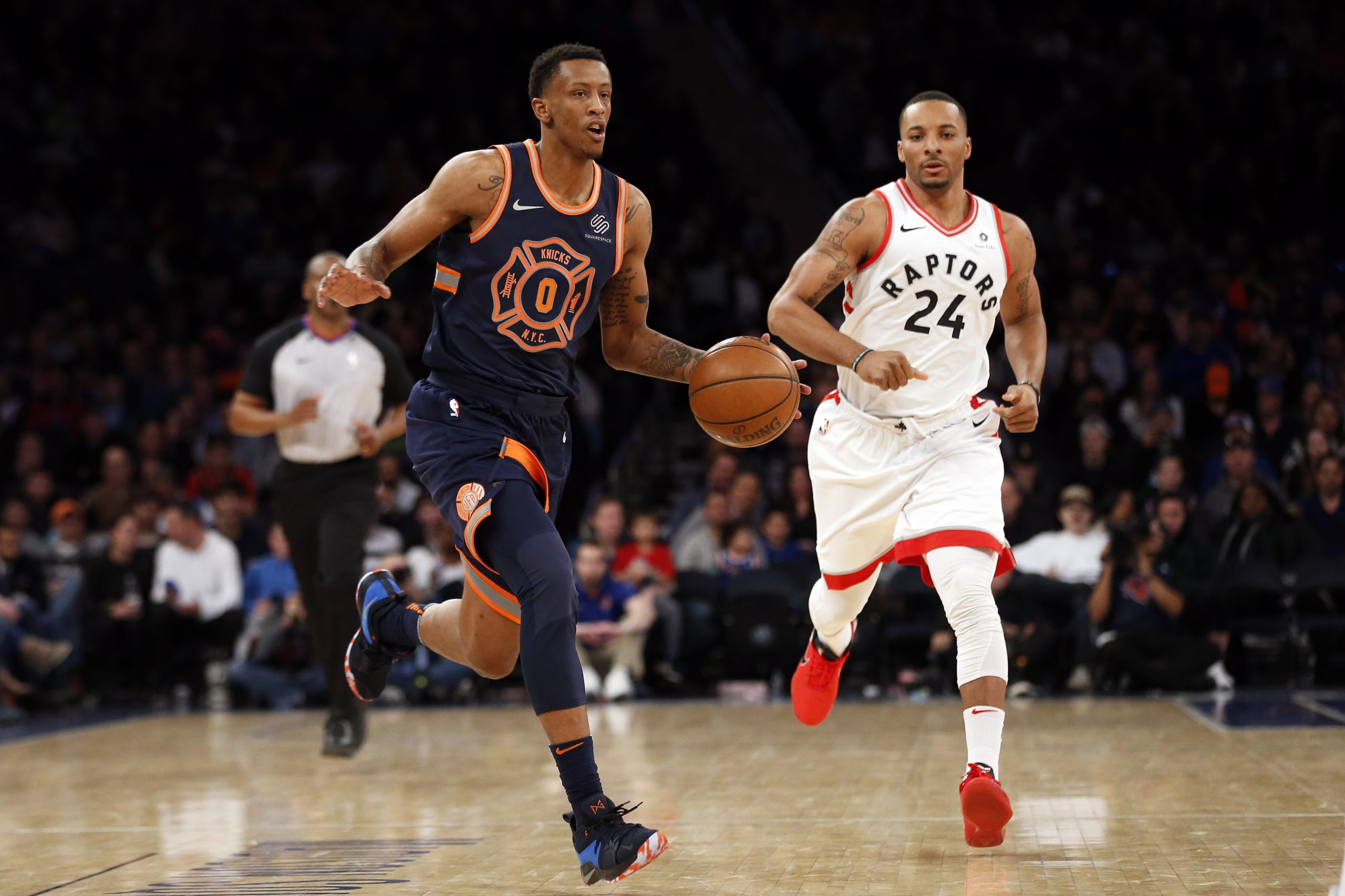 NBA: Toronto Raptors at New York Knicks