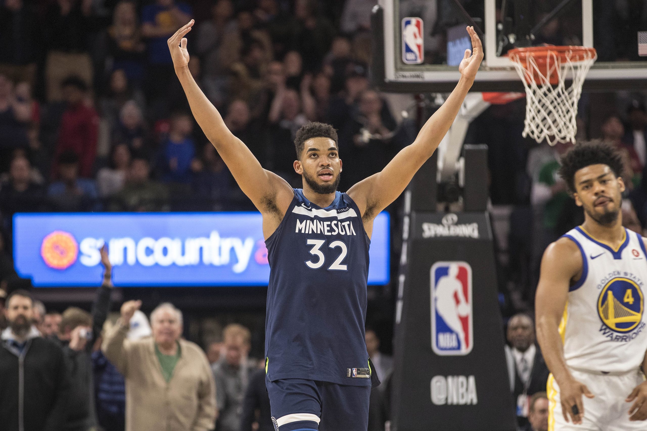 NBA: Golden State Warriors at Minnesota Timberwolves