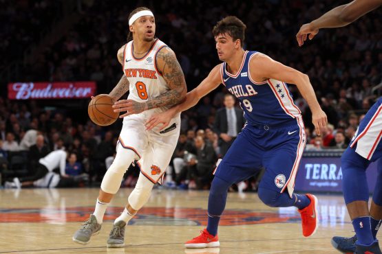 NBA: Philadelphia 76ers at New York Knicks
