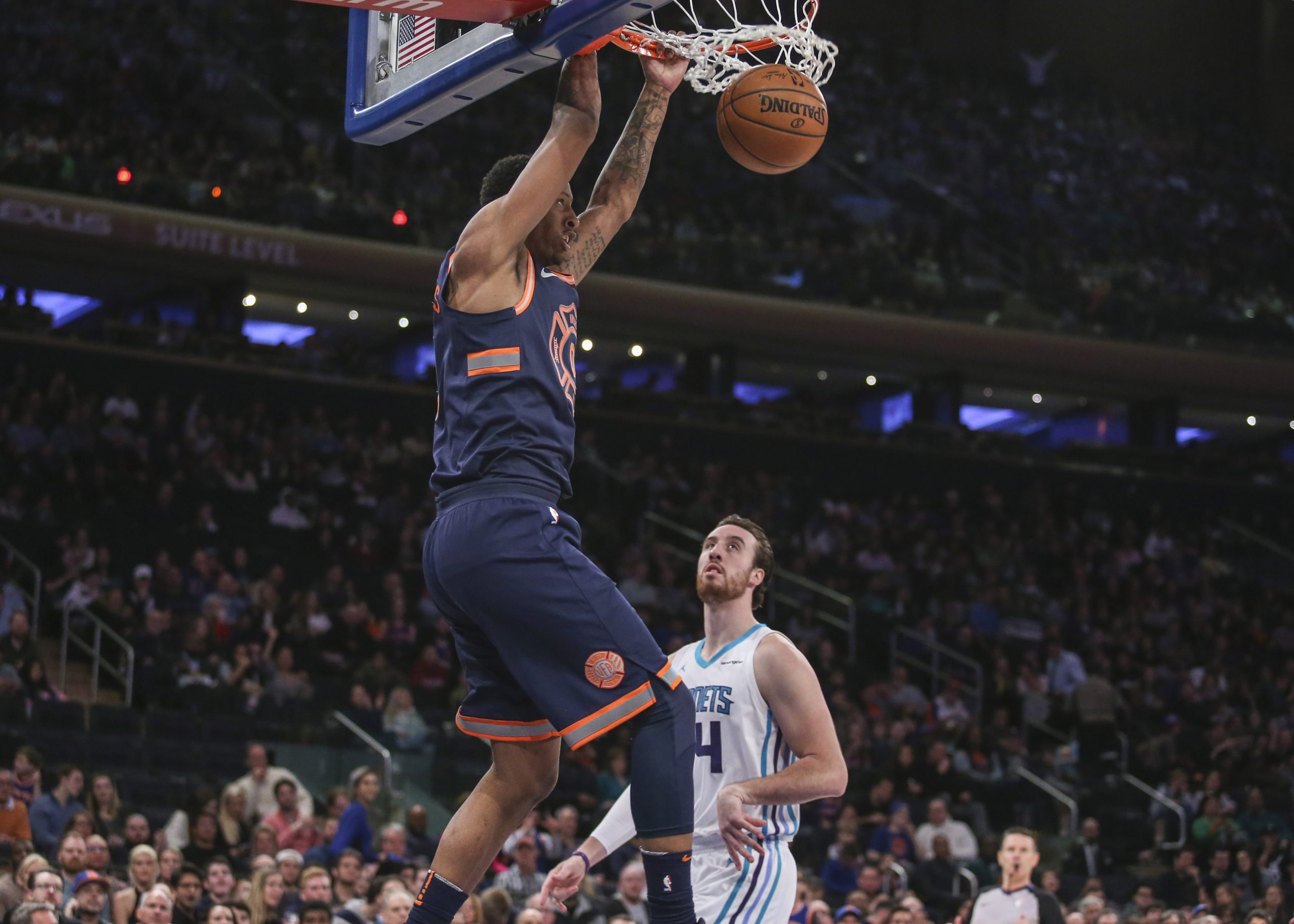 NBA: Charlotte Hornets at New York Knicks