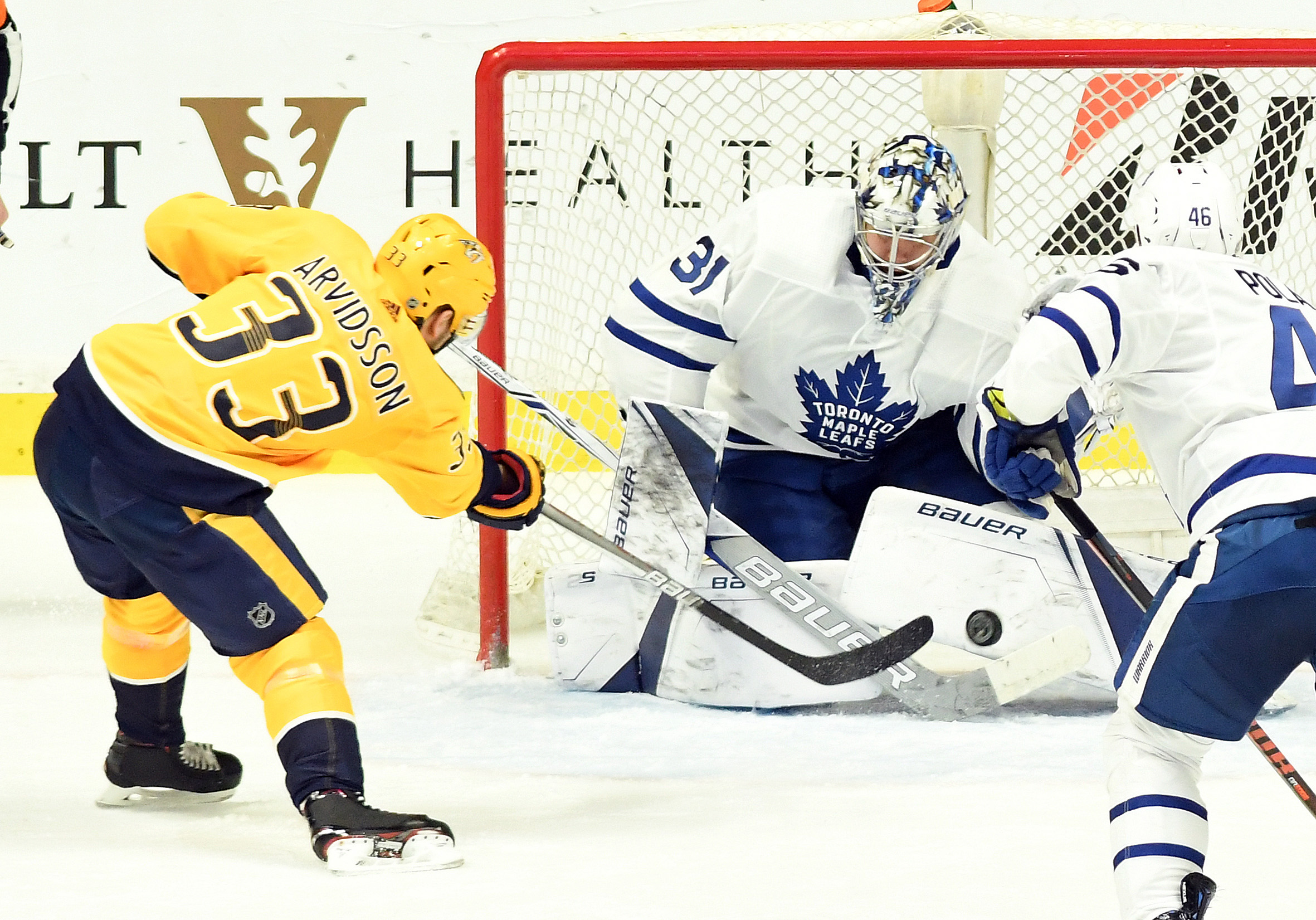 NHL: Toronto Maple Leafs at Nashville Predators