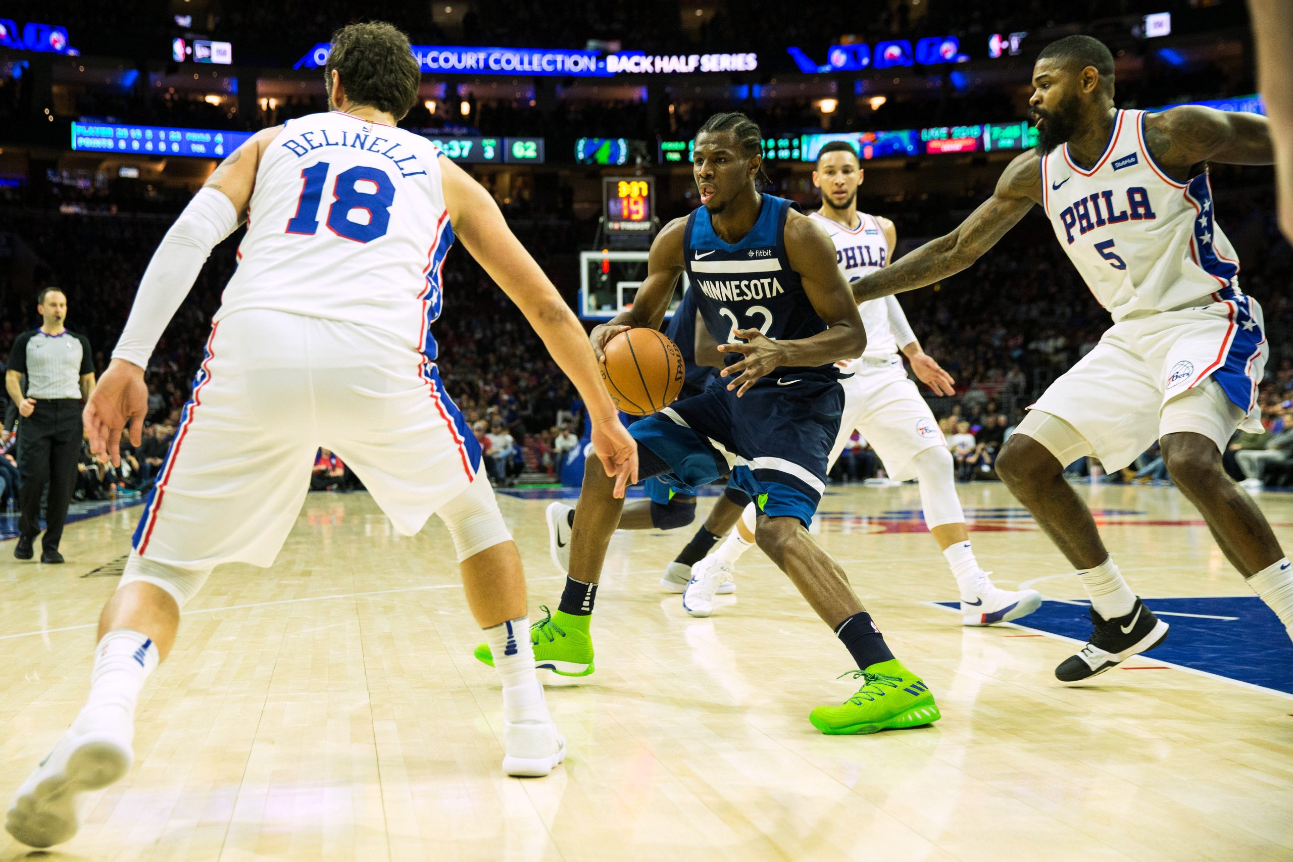 NBA: Minnesota Timberwolves at Philadelphia 76ers