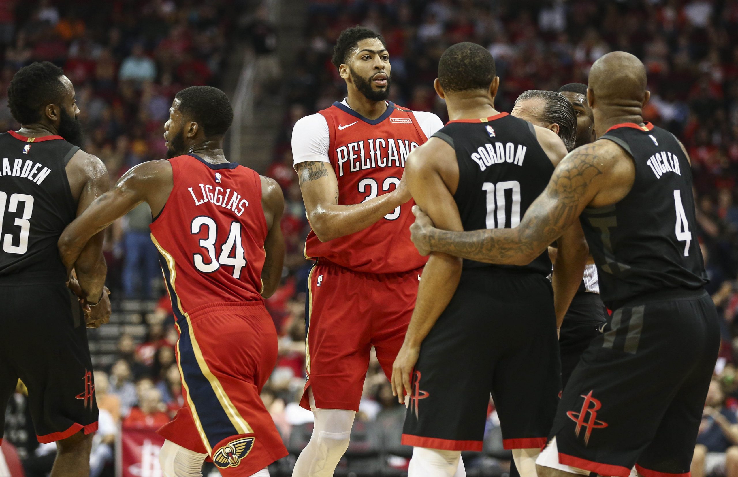 NBA: New Orleans Pelicans at Houston Rockets