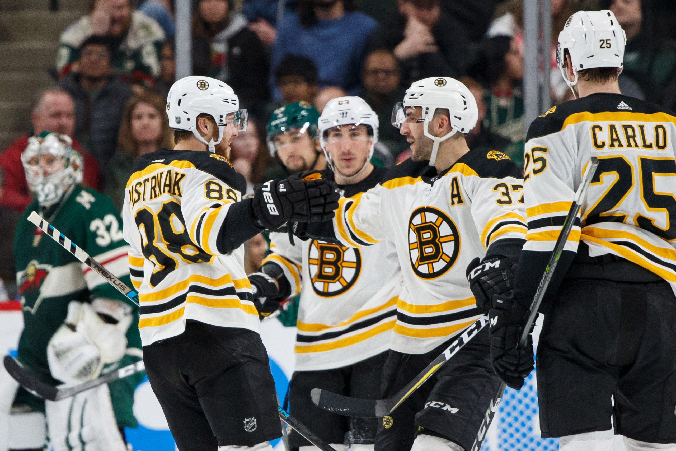 NHL: Boston Bruins at Minnesota Wild
