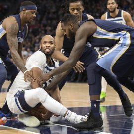 NBA: Memphis Grizzlies at Minnesota Timberwolves