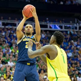 NCAA Basketball: NCAA Tournament-Midwest Regional-Oregon vs Michigan