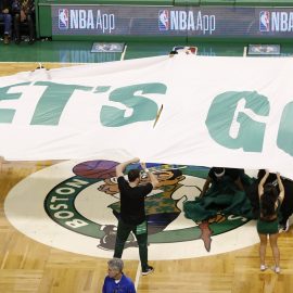 celtics let's go banner