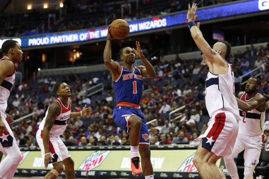 NBA: Preseason-New York Knicks at Washington Wizards