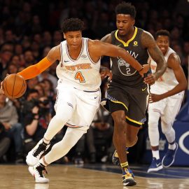 NBA: Golden State Warriors at New York Knicks