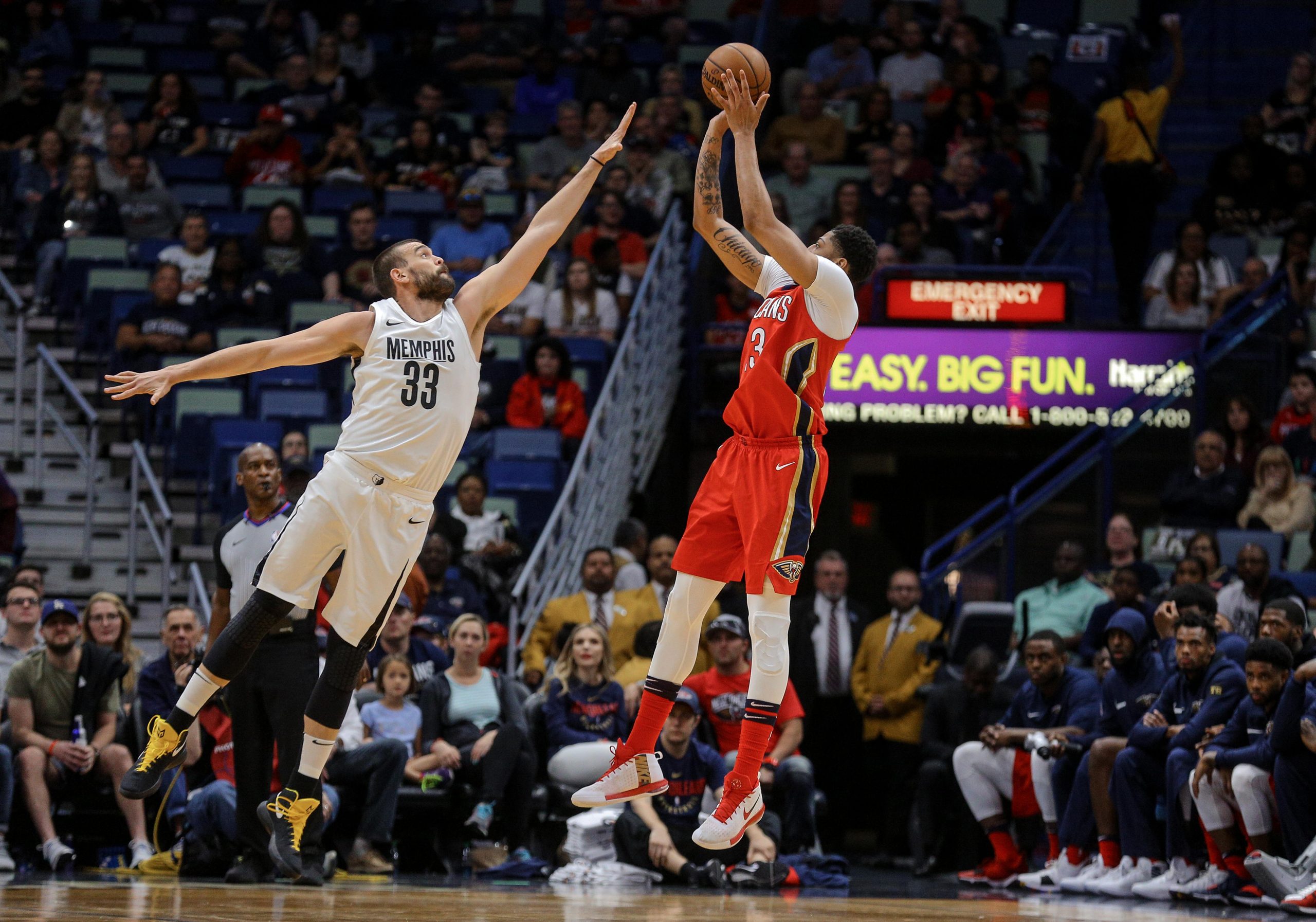 NBA: Memphis Grizzlies at New Orleans Pelicans