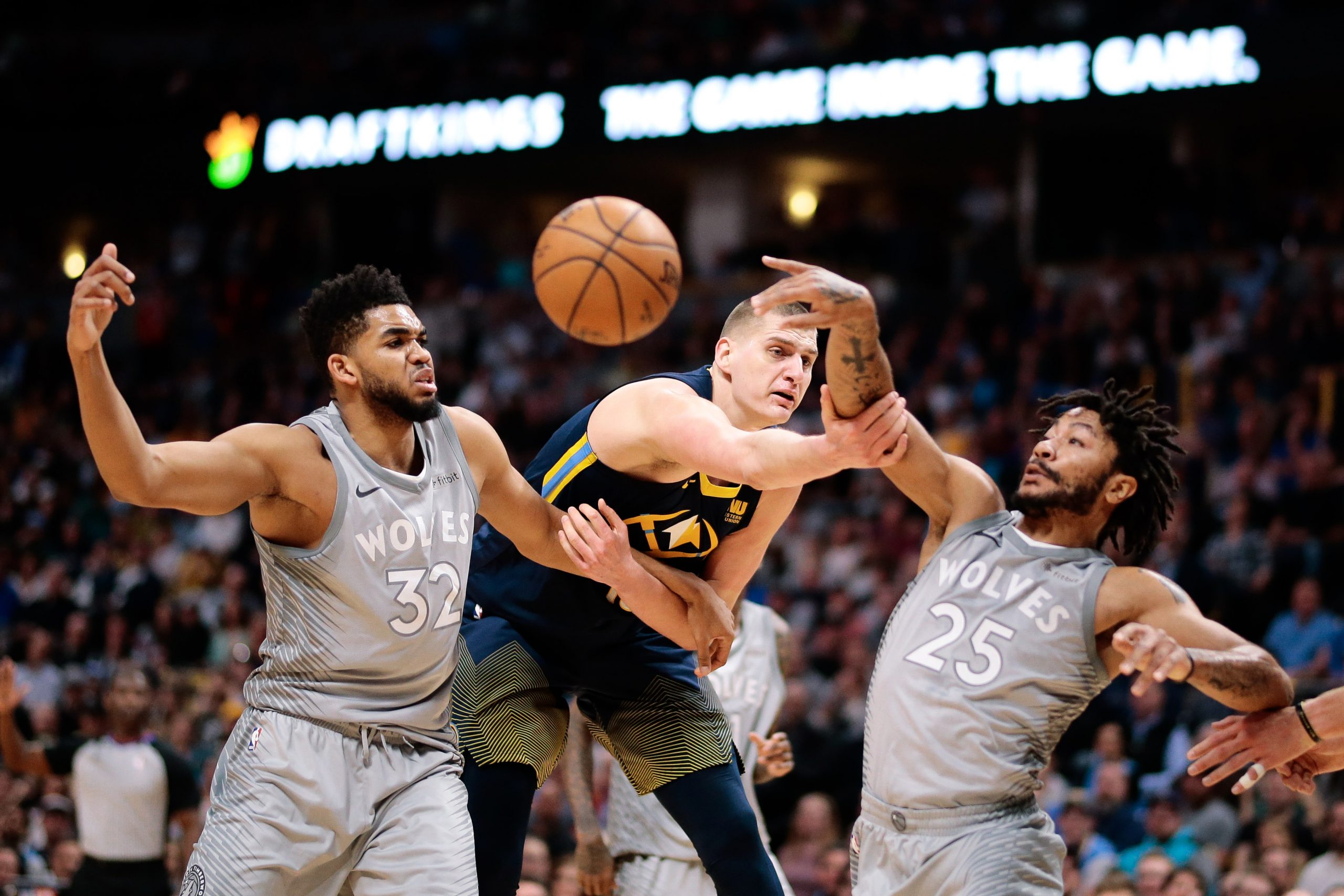 NBA: Minnesota Timberwolves at Denver Nuggets