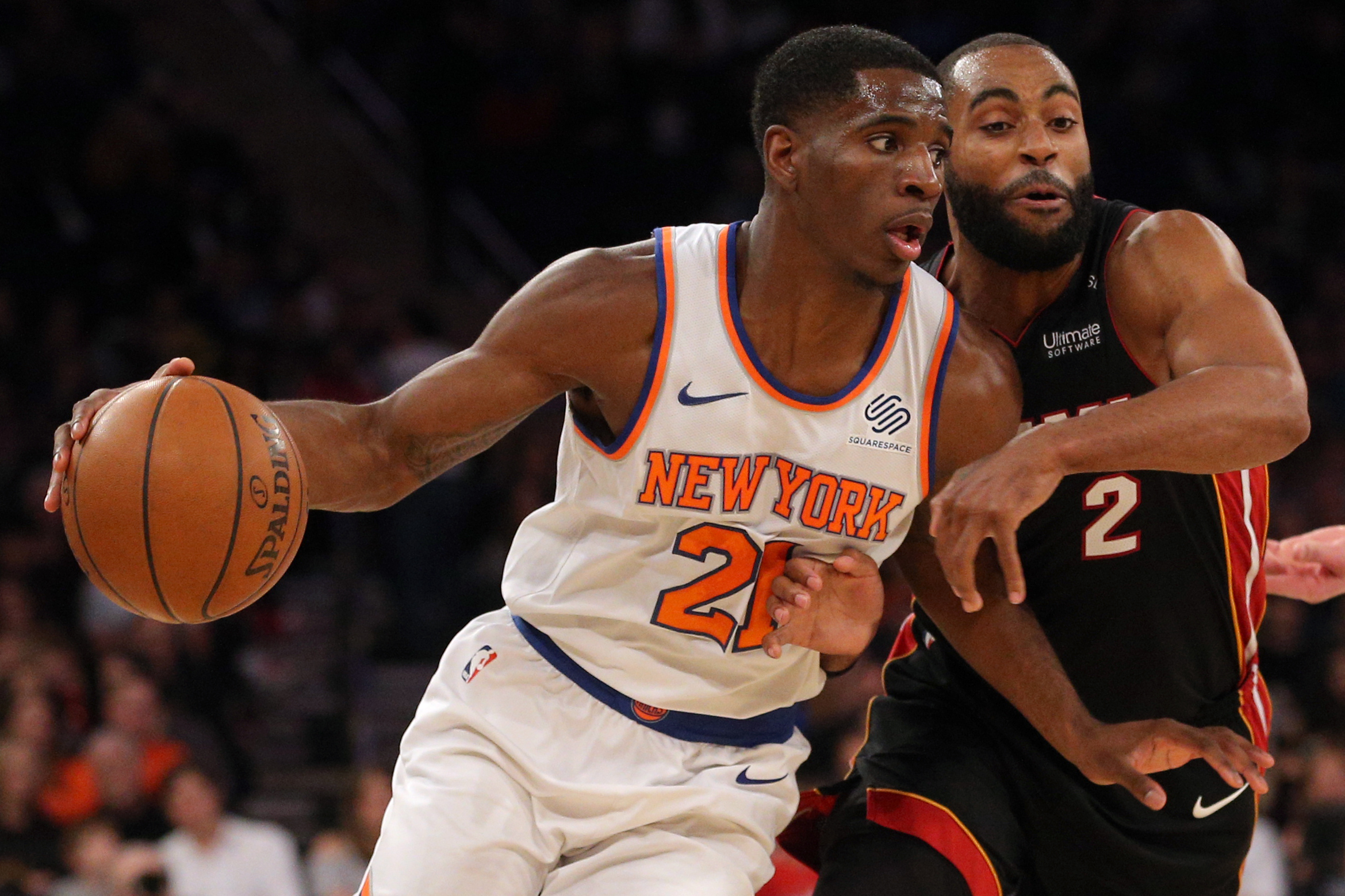 NBA: Miami Heat at New York Knicks