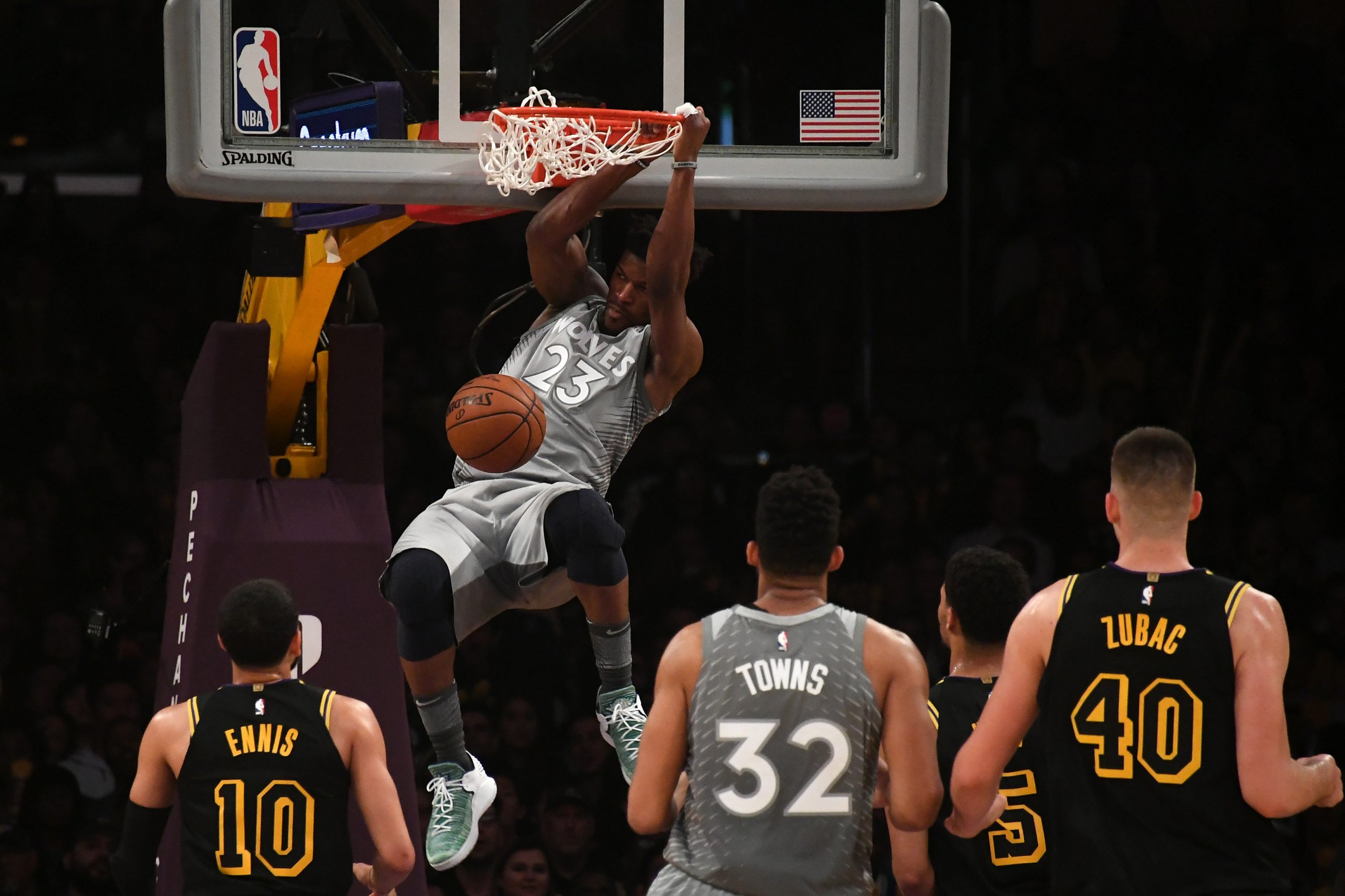 NBA: Minnesota Timberwolves at Los Angeles Lakers