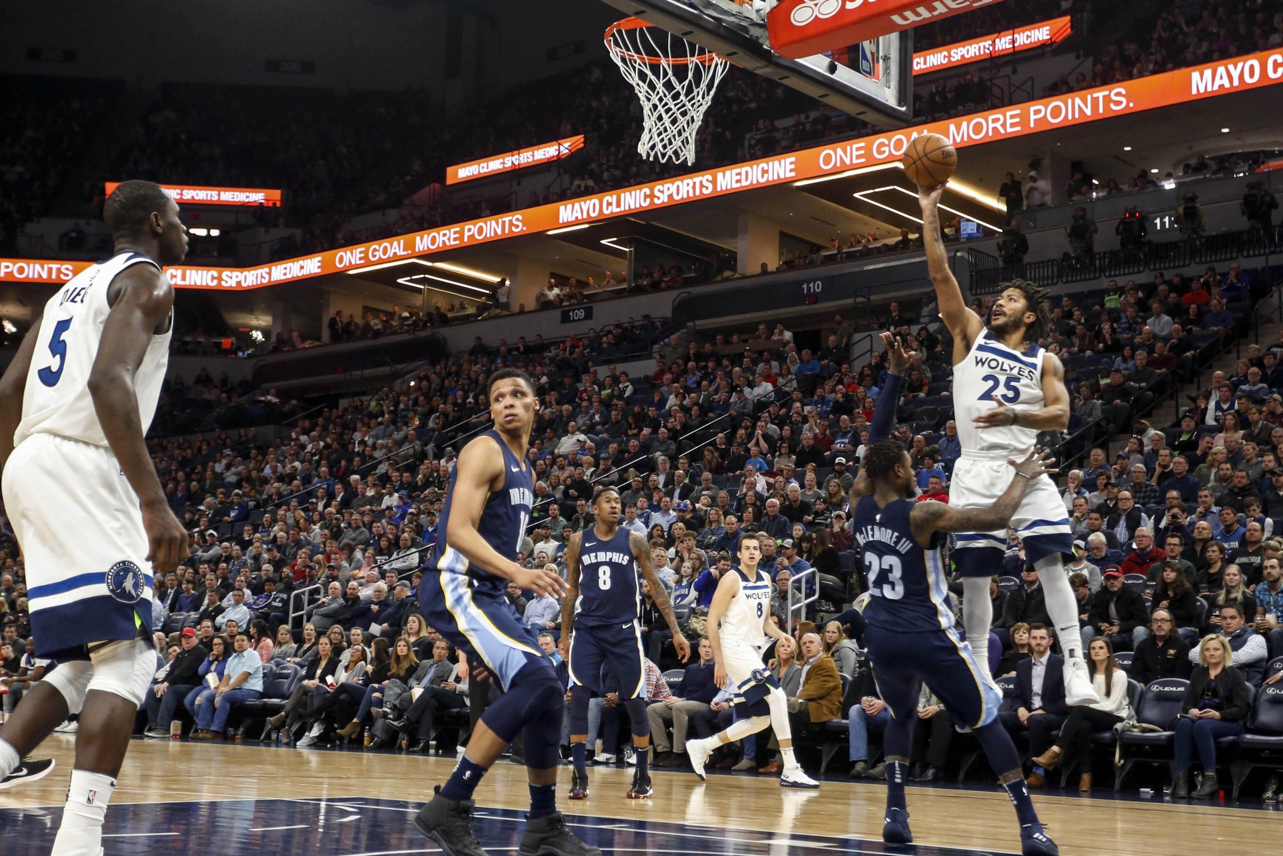NBA: Memphis Grizzlies at Minnesota Timberwolves