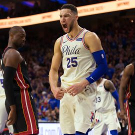 NBA: Playoffs-Miami Heat at Philadelphia 76ers