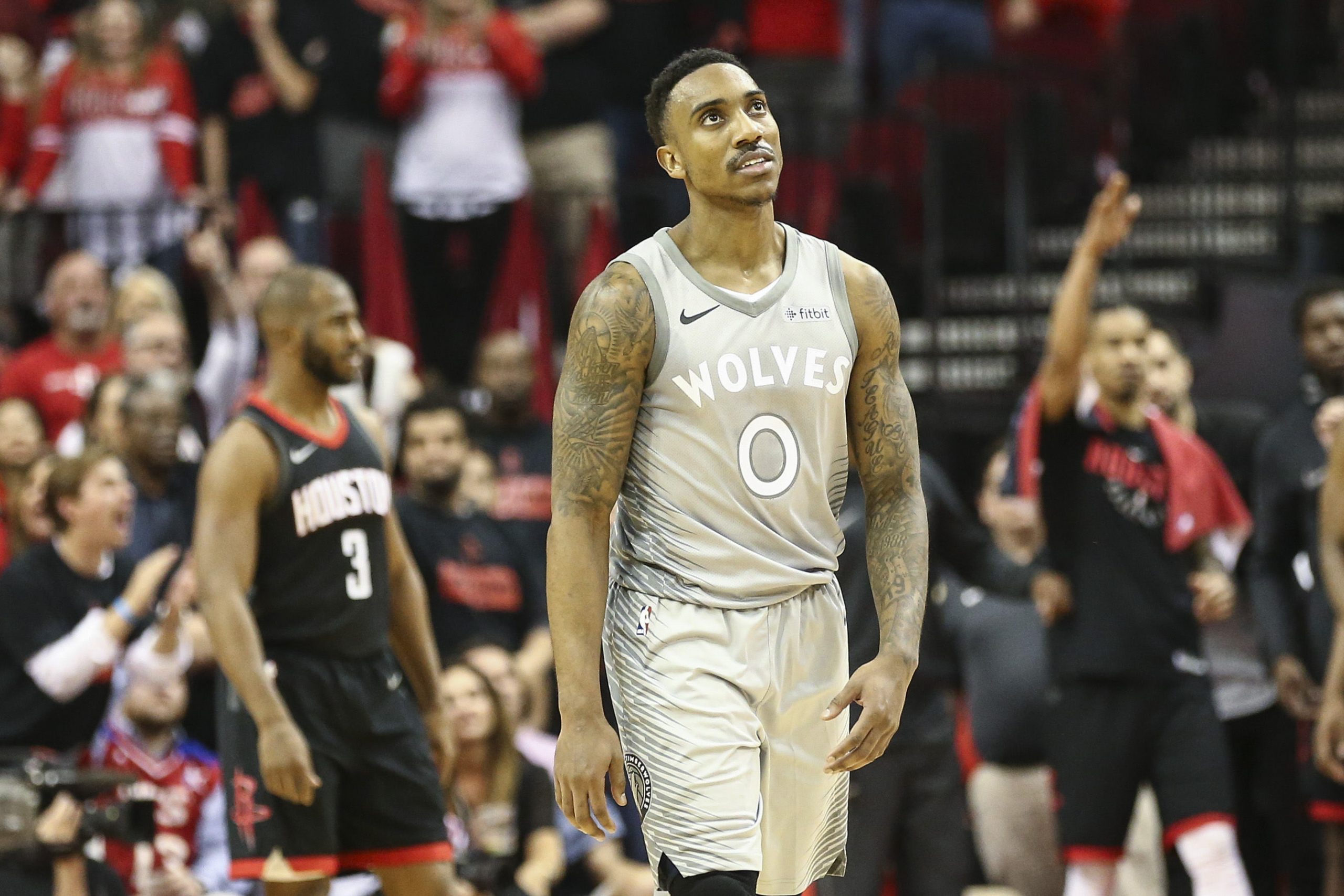 NBA: Playoffs-Minnesota Timberwolves at Houston Rockets