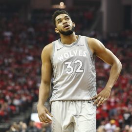 NBA: Playoffs-Minnesota Timberwolves at Houston Rockets