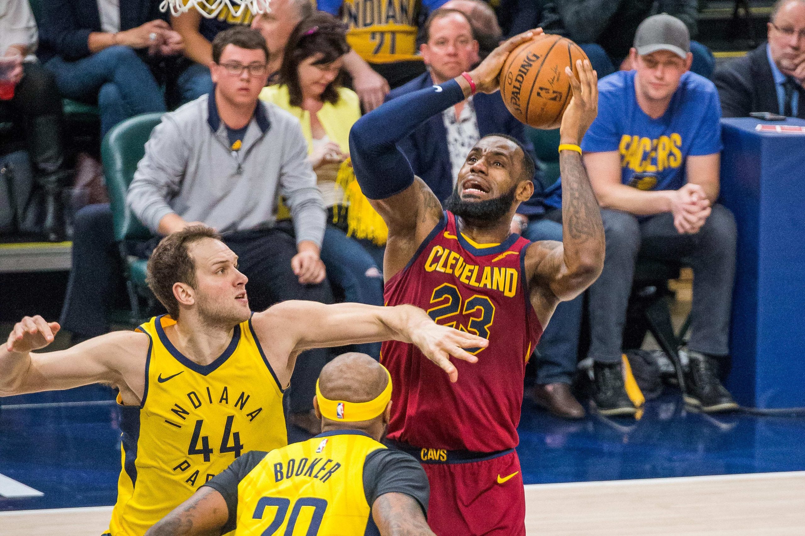 NBA: Playoffs-Cleveland Cavaliers at Indiana Pacers