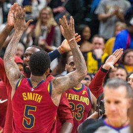 NBA: Playoffs-Cleveland Cavaliers at Indiana Pacers