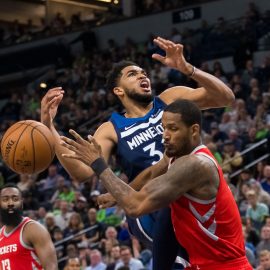 NBA: Playoffs-Houston Rockets at Minnesota Timberwolves