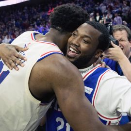 NBA: Playoffs-Miami Heat at Philadelphia 76ers