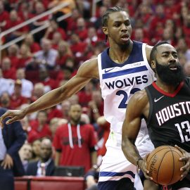 NBA: Playoffs-Minnesota Timberwolves at Houston Rockets