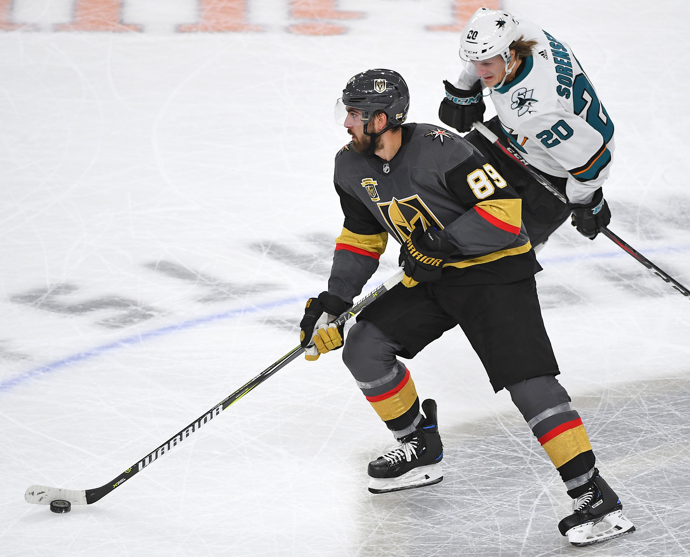 NHL: Stanley Cup Playoffs-San Jose Sharks at Vegas Golden Knights