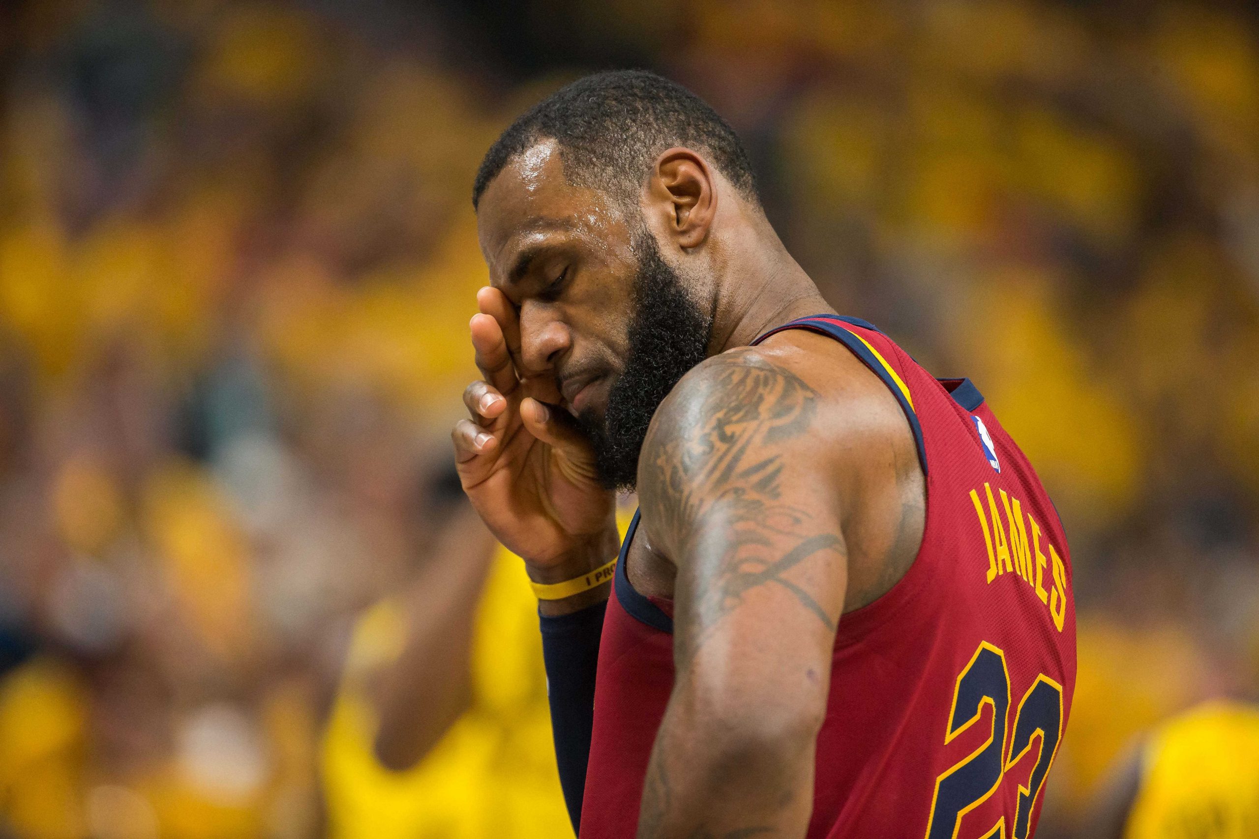 NBA: Playoffs-Cleveland Cavaliers at Indiana Pacers