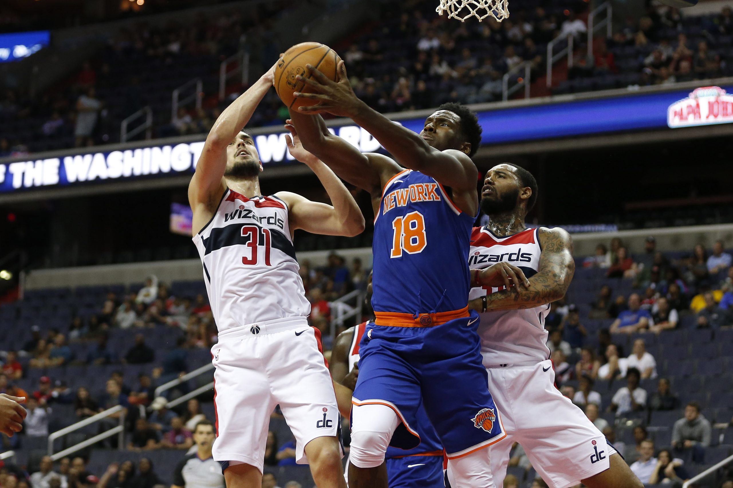 NBA: Preseason-New York Knicks at Washington Wizards