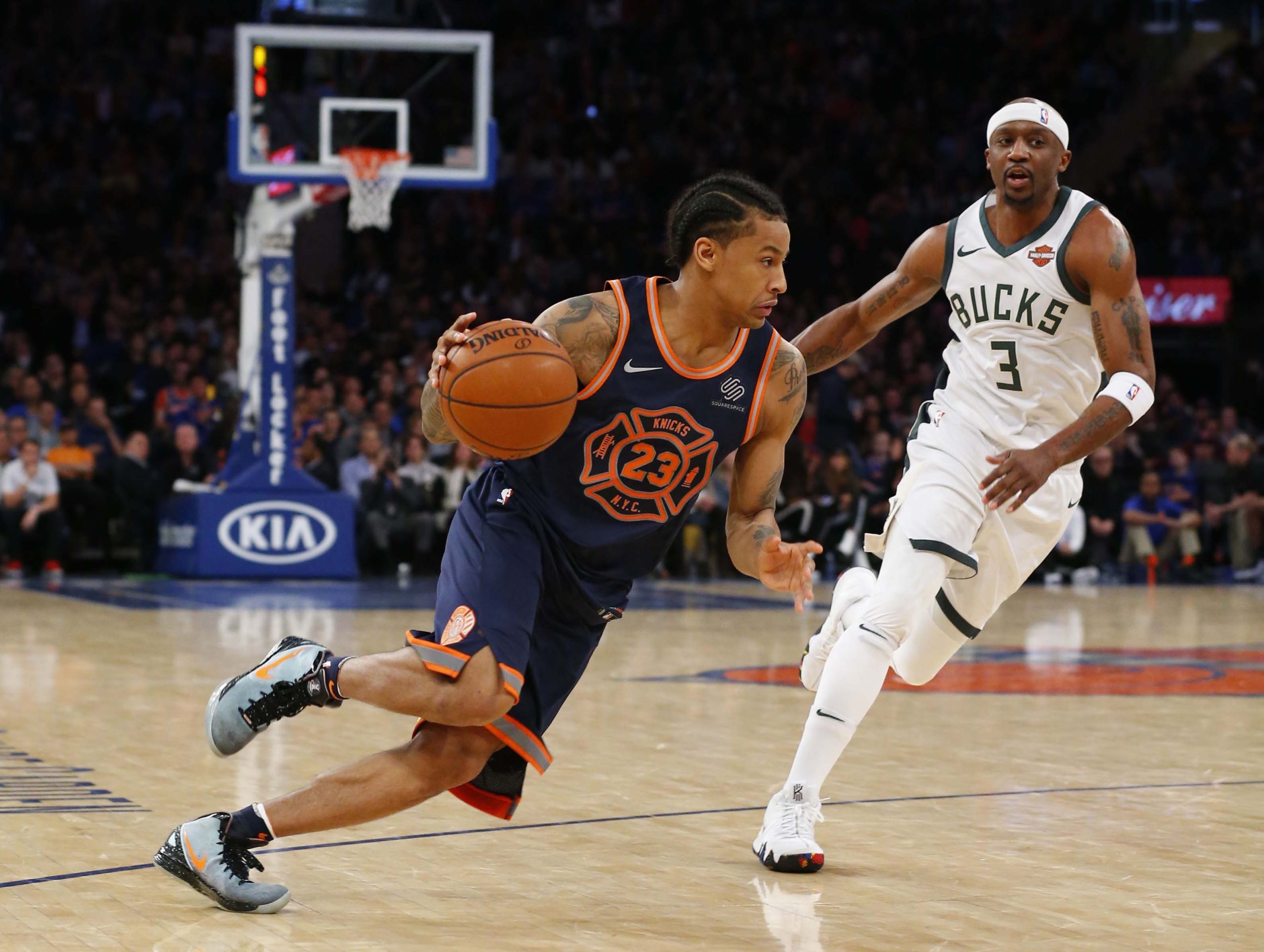 NBA: Milwaukee Bucks at New York Knicks