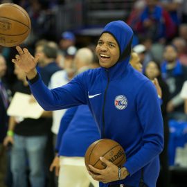 NBA: Playoffs-Miami Heat at Philadelphia 76ers