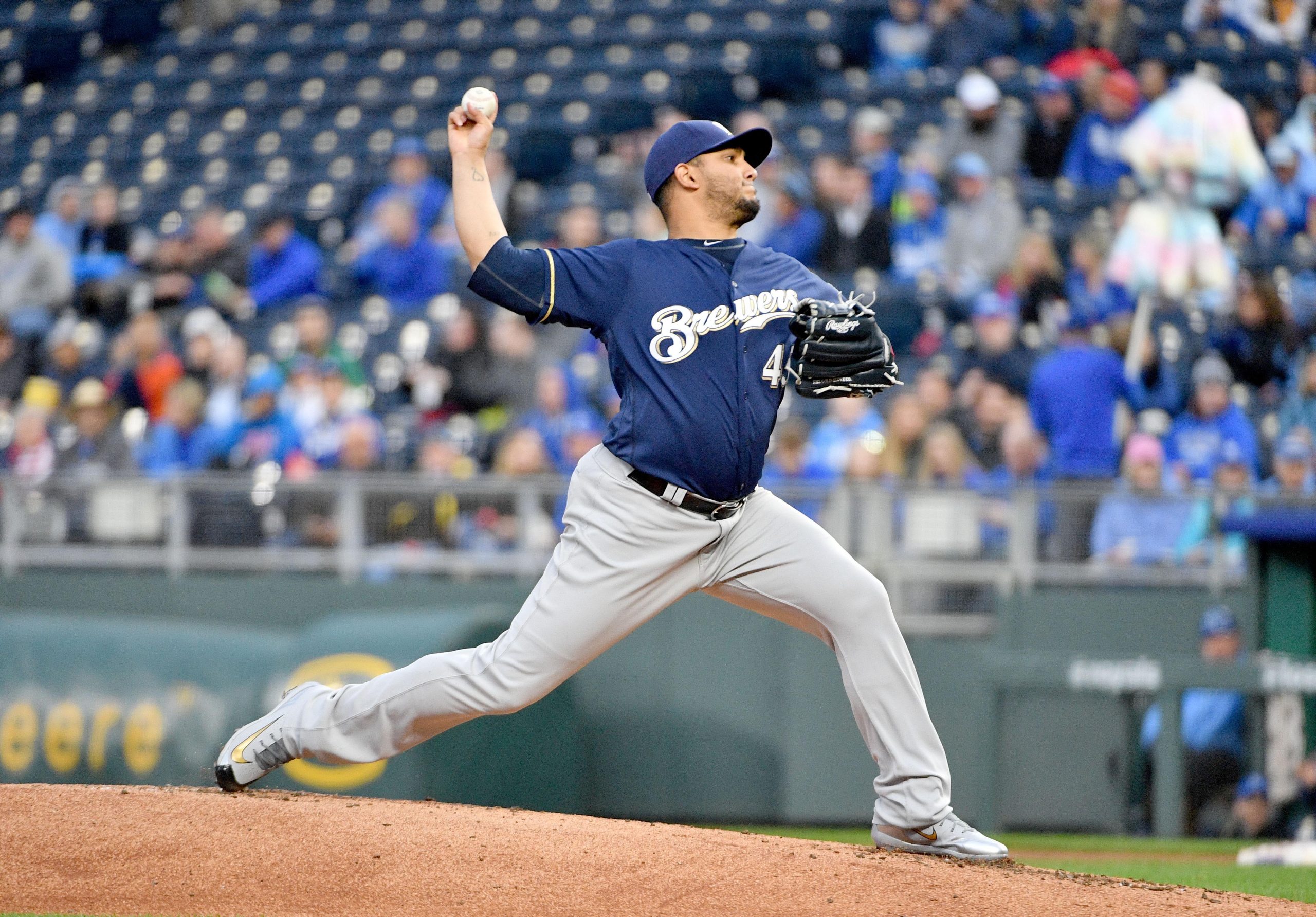 MLB: Milwaukee Brewers at Kansas City Royals