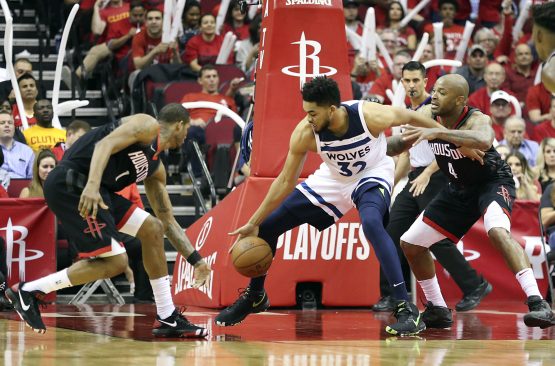 NBA: Playoffs-Minnesota Timberwolves at Houston Rockets