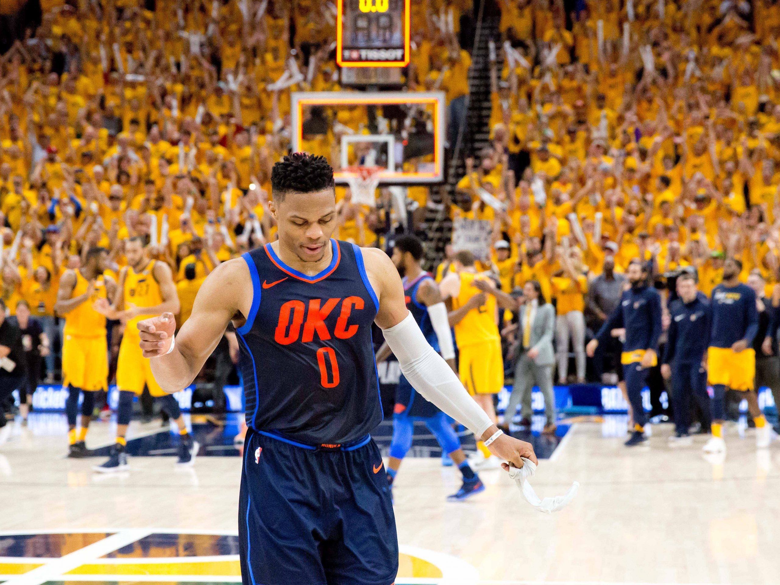 NBA: Playoffs-Oklahoma City Thunder at Utah Jazz