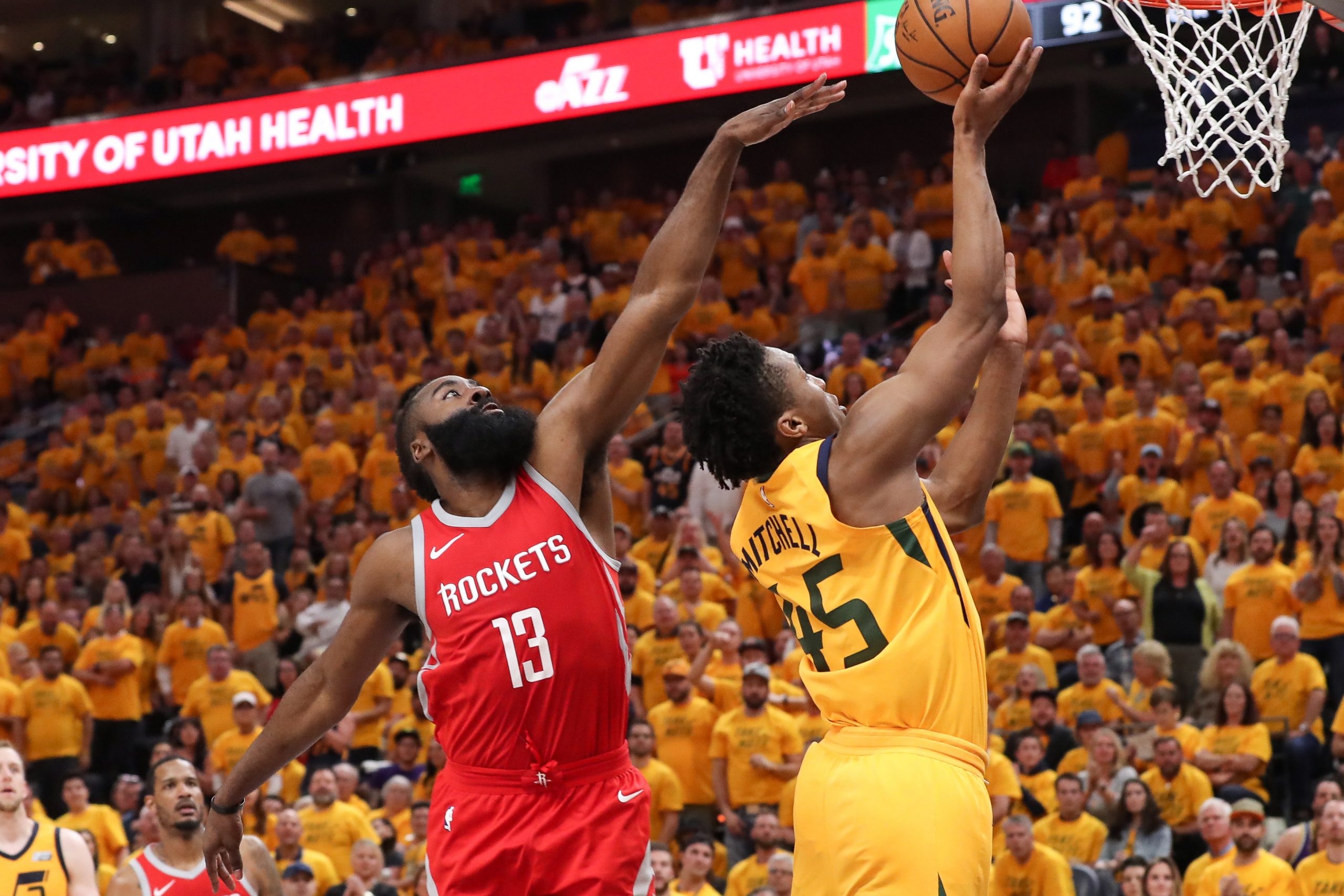 NBA: Playoffs-Houston Rockets at Utah Jazz