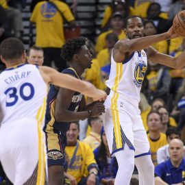NBA: Playoffs-New Orleans Pelicans at Golden State Warriors