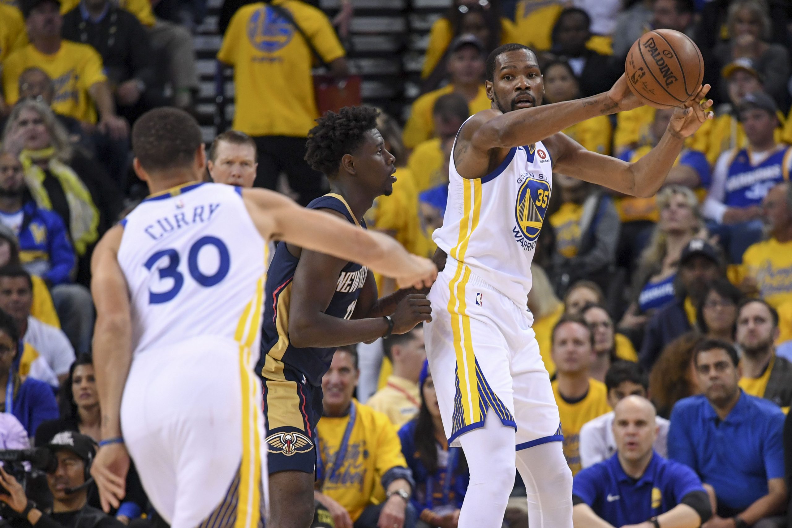 NBA: Playoffs-New Orleans Pelicans at Golden State Warriors