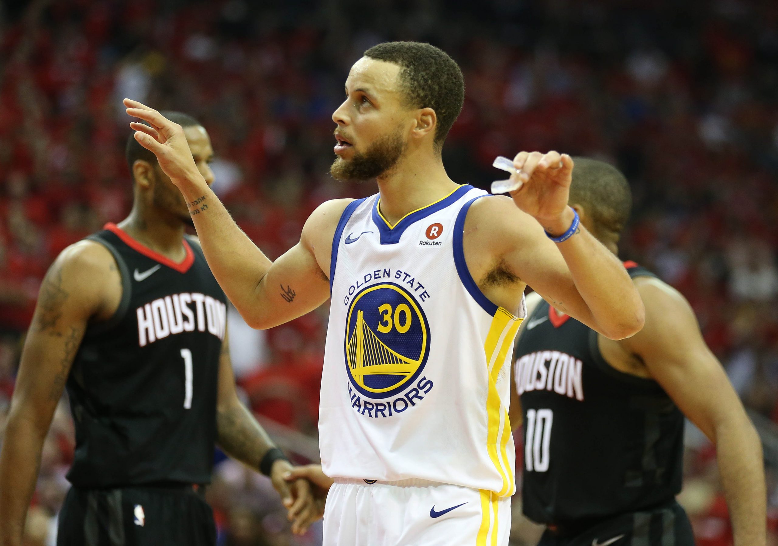NBA: Playoffs-Golden State Warriors at Houston Rockets