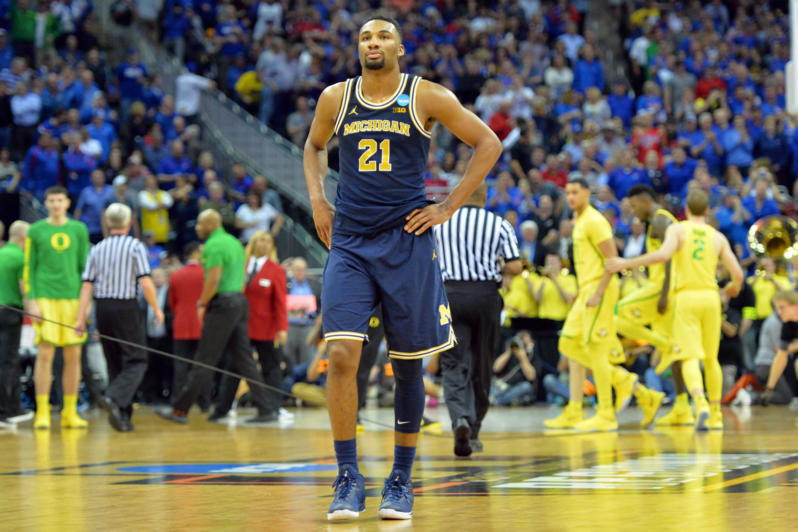 NCAA Basketball: NCAA Tournament-Midwest Regional-Oregon vs Michigan