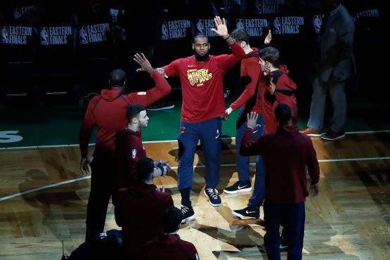 lebron in boston