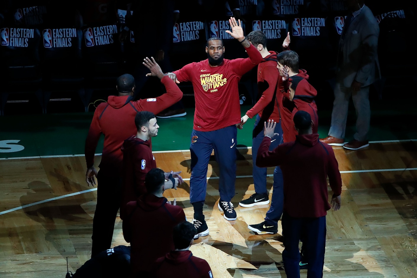 lebron in boston